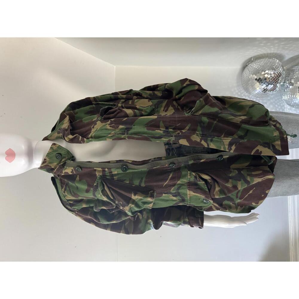 Vintage 1990s Military Smock Jacket US Army Green Vintage Army Streetwear Jacket